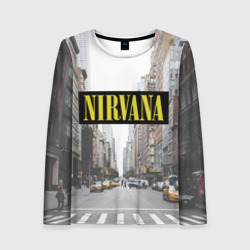 Женский лонгслив 3D Nirvana