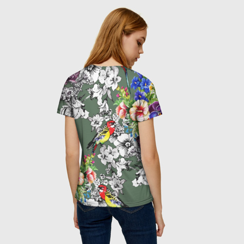Женская футболка 3D Райский остров, цвет 3D печать - фото 4