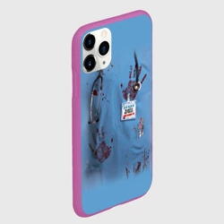Чехол для iPhone 11 Pro матовый Костюм врача кровь - фото 2