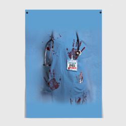 Постер Костюм врача кровь