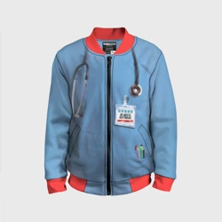Детский бомбер 3D Костюм врача халат верх, низ под артикулом 1373543