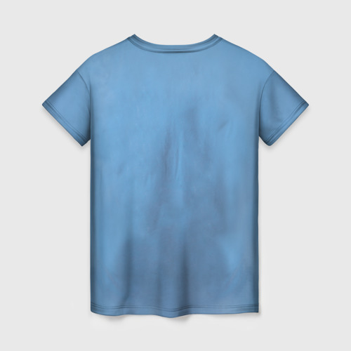Женская футболка 3D с принтом Костюм врача, вид сзади #1