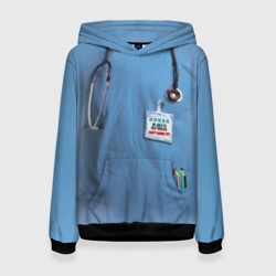 Женская толстовка 3D Костюм врача халат верх, низ под артикулом 1373543