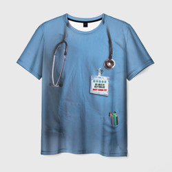 Мужская футболка 3D Костюм врача