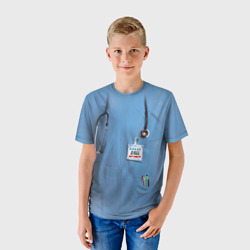 Детская футболка 3D Костюм врача халат верх, низ под артикулом 1373543 - фото 2