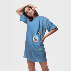 Платье-футболка 3D Костюм врача - фото 2