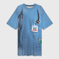 Платье-футболка 3D Костюм врача