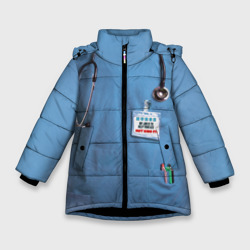 Зимняя куртка для девочек 3D Костюм врача