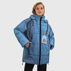 Женская зимняя куртка Oversize Костюм врача - фото 2