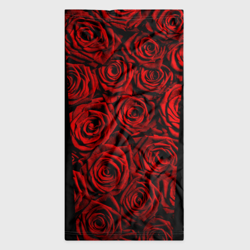 Бандана-труба 3D RED ROSES / КРАСНЫЕ РОЗЫ, цвет 3D печать - фото 7