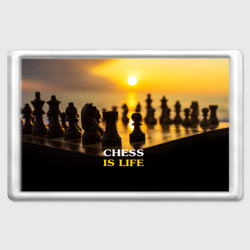 Магнит 45*70 Шахматы - это жизнь