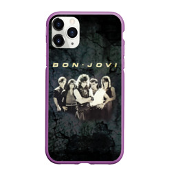Чехол для iPhone 11 Pro Max матовый Группа Bon Jovi