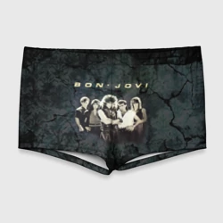 Мужские купальные плавки 3D Группа Bon Jovi