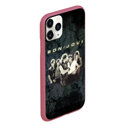 Чехол для iPhone 11 Pro Max матовый Группа Bon Jovi - фото 2