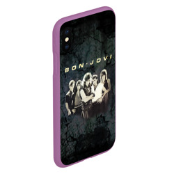 Чехол для iPhone XS Max матовый Группа Bon Jovi - фото 2