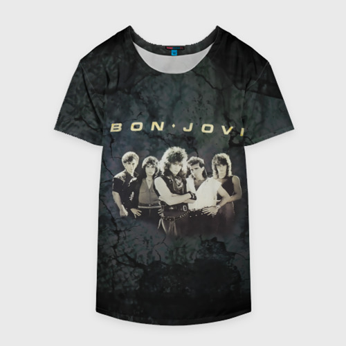 Накидка на куртку 3D Группа Bon Jovi, цвет 3D печать - фото 4