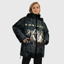 Женская зимняя куртка Oversize Группа Bon Jovi - фото 2