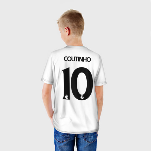 Детская футболка 3D Coutinho 2018, цвет 3D печать - фото 4