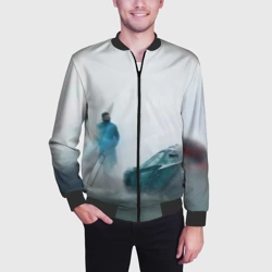 Мужской бомбер 3D Бегущий по лезвию - фото 2