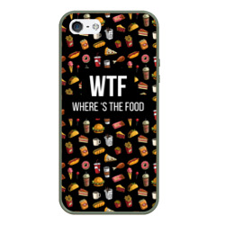 Чехол для iPhone 5/5S матовый WTF Food