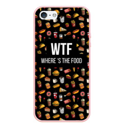 Чехол для iPhone 5/5S матовый WTF Food