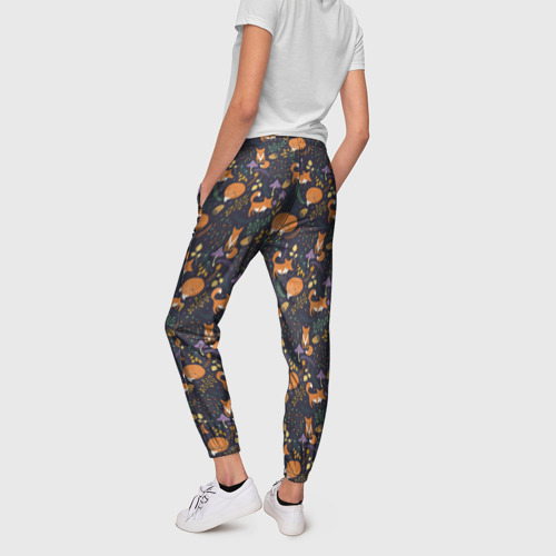 Женские брюки 3D Лисоньки, цвет 3D печать - фото 4