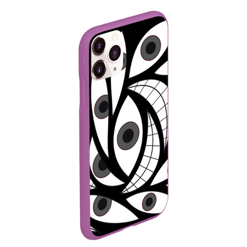 Чехол для iPhone 11 Pro Max матовый Pride, цвет фиолетовый - фото 3