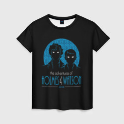 Женская футболка 3D Холмс и Ватсон 221B