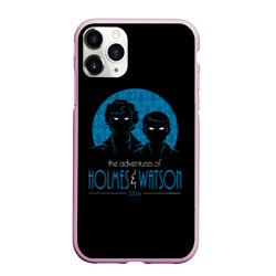 Чехол для iPhone 11 Pro Max матовый Холмс и Ватсон 221B