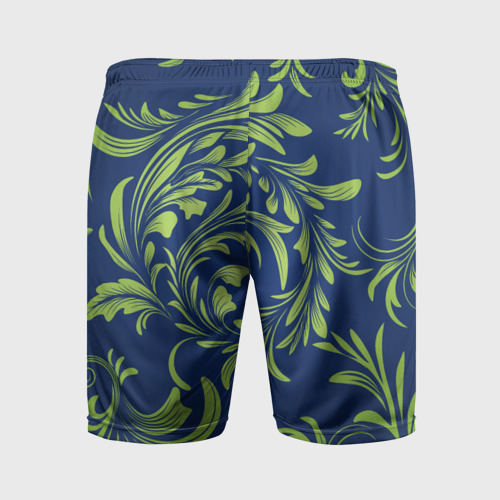 Мужские шорты спортивные Цветочный узор, цвет 3D печать - фото 2