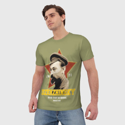 Мужская футболка 3D Высшая школа КГБ - фото 2