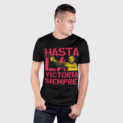 Мужская футболка 3D Slim Hasta La Victoria Siempre - фото 2