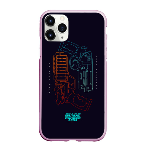 Чехол для iPhone 11 Pro Max матовый Blade Runner 2049, цвет розовый