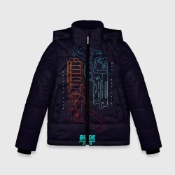 Зимняя куртка для мальчиков 3D Blade Runner 2049
