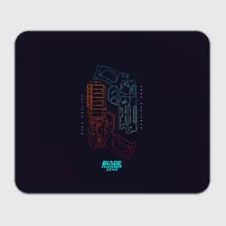 Прямоугольный коврик для мышки Blade Runner 2049