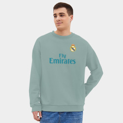 Мужской свитшот oversize без начеса хлопок Криштиану Роналду Форма 2018 - фото 2