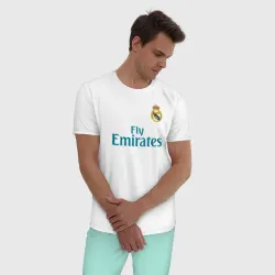 Мужская пижама с белой футболкой хлопок Гарет Бэйл Форма 2018 - фото 2