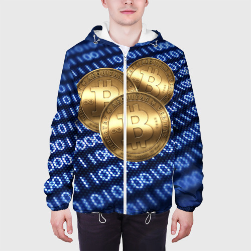 Мужская куртка 3D Bitcoin - фото 4