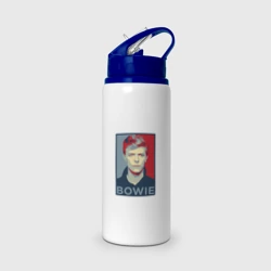 Бутылка для воды с трубочкой David Bowie