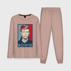 Мужская пижама с лонгсливом хлопок David Bowie