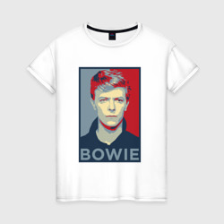 David Bowie – Женская футболка хлопок с принтом купить со скидкой в -20%