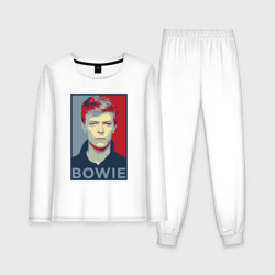 Женская пижама с лонгсливом хлопок David Bowie