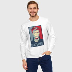 Мужской лонгслив oversize хлопок David Bowie - фото 2