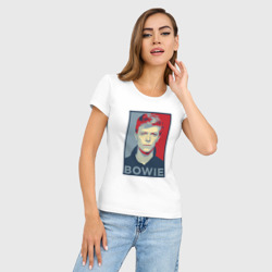 Женская футболка хлопок Slim David Bowie - фото 2