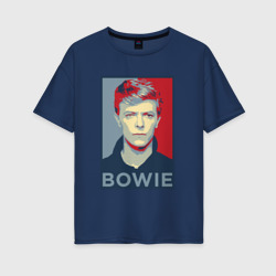 Женская футболка хлопок Oversize David Bowie