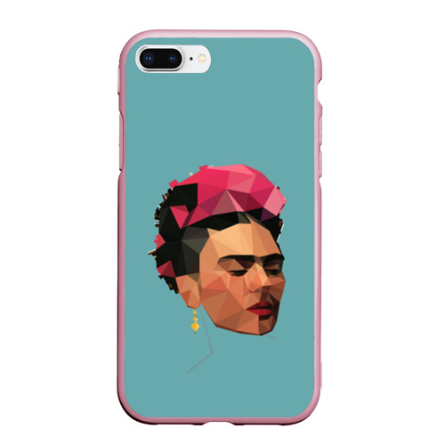 Чехол для iPhone 7Plus/8 Plus матовый Фрида, цвет розовый