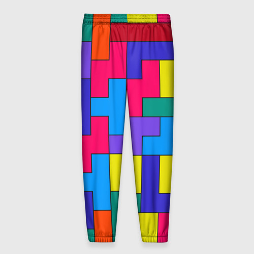 Мужские брюки 3D Орнамент Тетрис, цвет 3D печать - фото 2