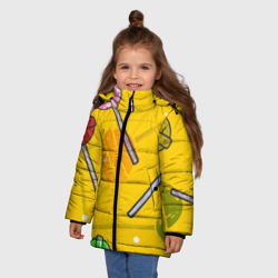 Зимняя куртка для девочек 3D Чупа-Чупс - фото 2