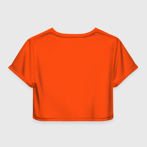 Женская футболка Crop-top 3D Лисица, цвет 3D печать - фото 2