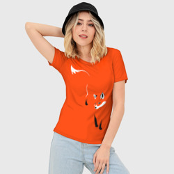 Женская футболка 3D Slim Лисица - фото 2